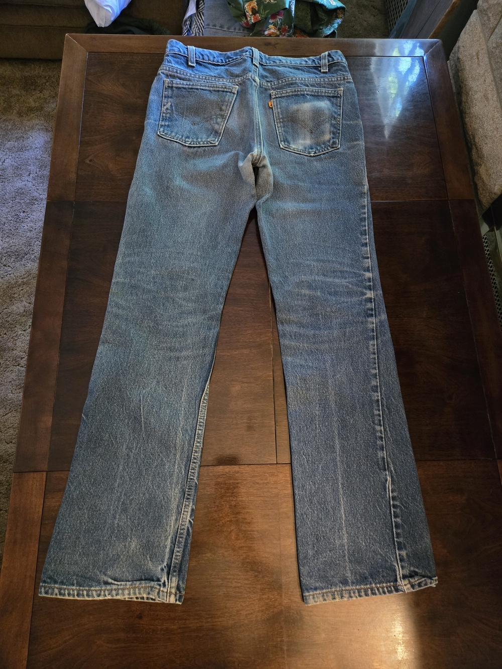 Levi's Men's Faded Blue Bootcut Jeans - Picture 15 of 16